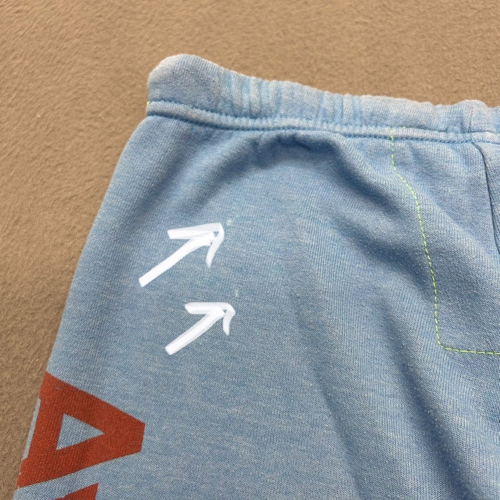 Aviator Nation Logo Sweatpants Blue Womens Size‎ XS Aspen CO Made In USA - Picture 12 of 15